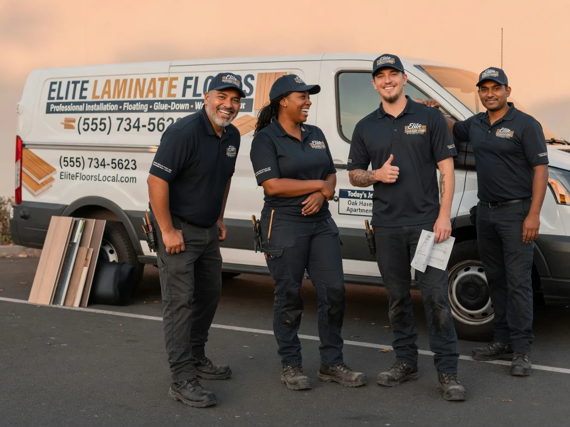 Laminate flooring installation company in Milan, OH